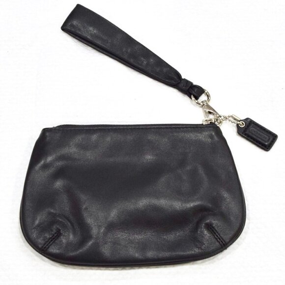 COACH black soft clutch - Picture 2 of 2